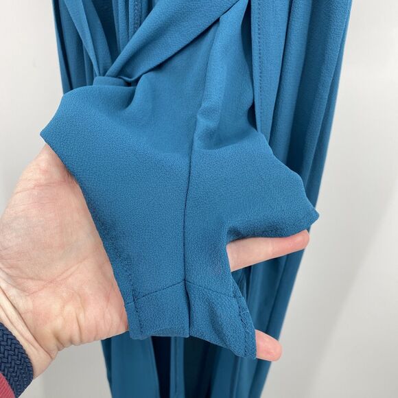 L'Atiste by Amy Romper Womens Small Maxi Dress Combo Teal Bon Voyage NEW - Picture 6 of 11